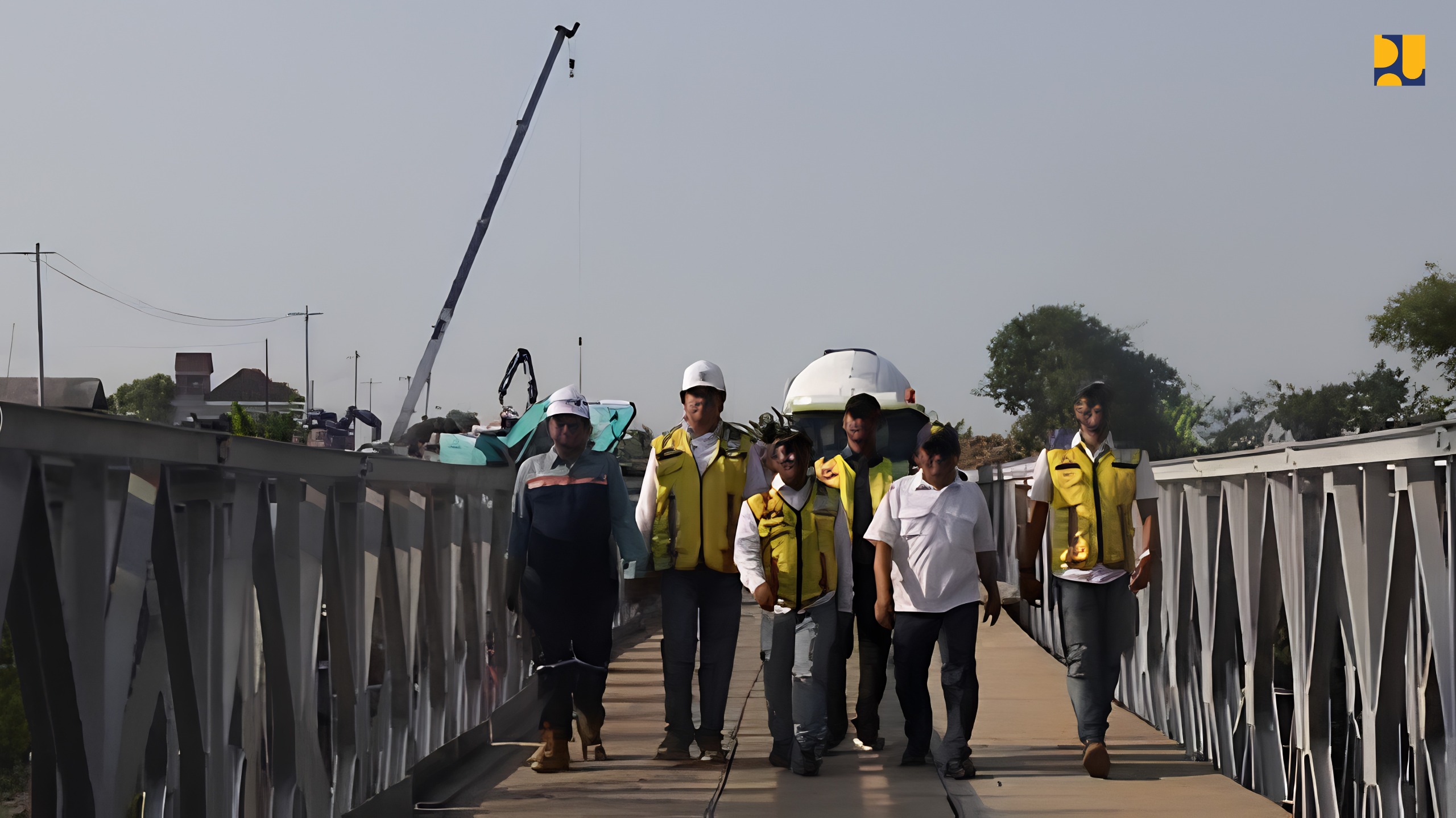 Kementerian PU Rampungkan Jembatan Bailey Dukung Percepatan Sekolah Rakyat Brebes