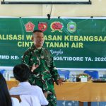 Bakar Semangat Pelajar Halmahera Timur, Satgas TMMD Tidore Tanamkan Jiwa Nasionalisme di SMKA Marhaen