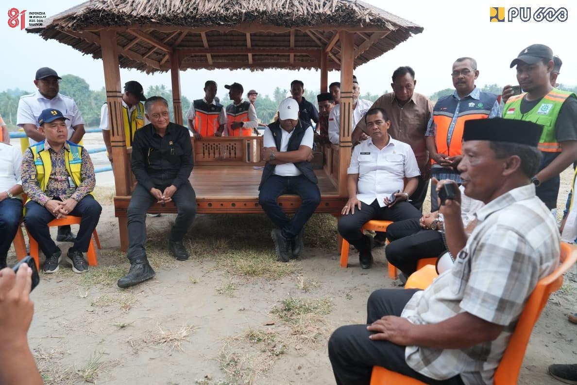 Dukung Produktivitas Petani Bireuen, Menteri Dody Pastikan Rehab-Rekon D.I Pante Lhong Dipercepat