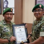 Pimpin Sertijab dan Pelepasan Prajurit, Dandim 0808/Blitar Apresiasi Dedikasi Empat Danramil