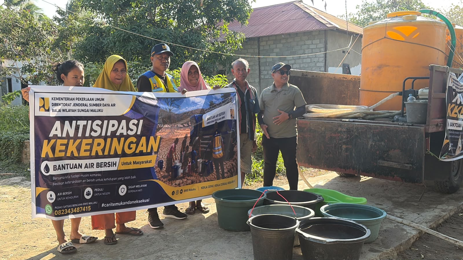 Pastikan Kebutuhan Masyarakat Sumbawa Barat Terpenuhi, Kementerian PU Salurkan 5.000 Liter Air Bersih