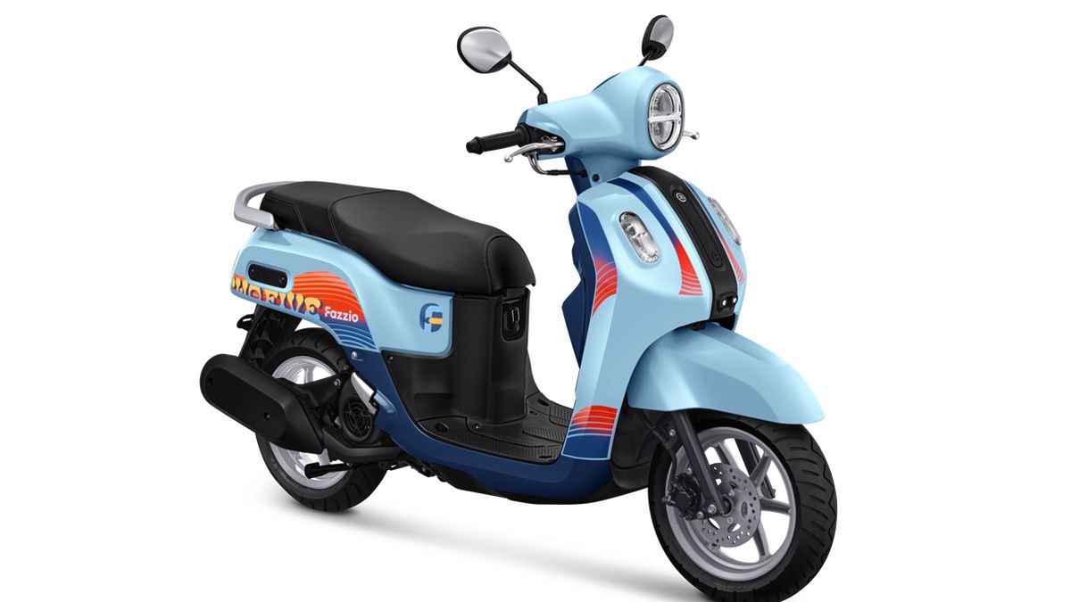 Nuansa Retro Summer, Yamaha Fazzio Sunset Blue Hadir Terbatas