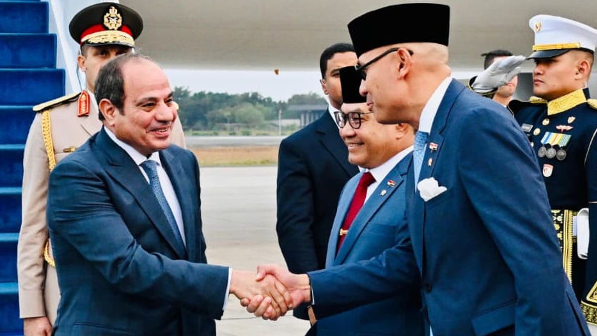 Perkuat Kemitraan Strategis, Presiden Mesir Temui Prabowo di Istana Merdeka