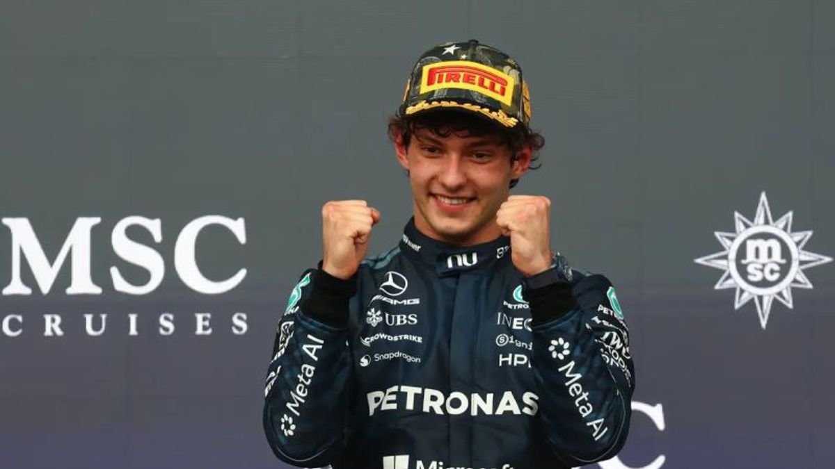 Sabet Kemenangan di GP AS, Kimi Antonelli Cuma Butuh 2 Poin Lagi untuk Kunci Gelar Juara F1