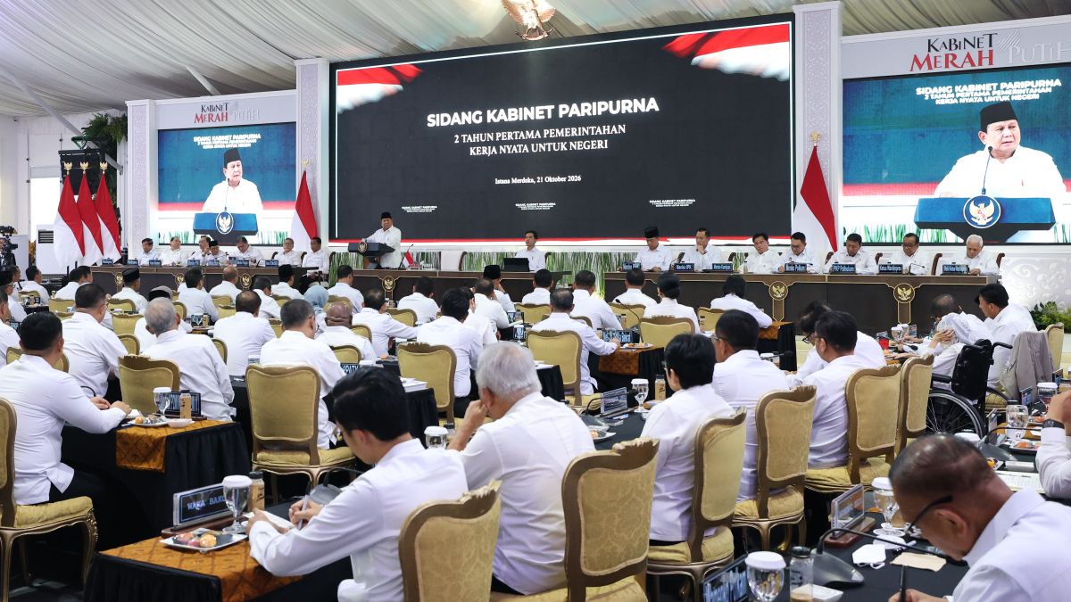 Presiden Bangga dengan Kinerja Para Menteri selama 2 Tahun Pemerintahannya