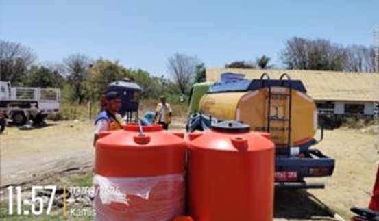 Kementerian PU Salurkan 136 Ribu Liter Air untuk Warga dan Penanganan Karhutla di Sorong