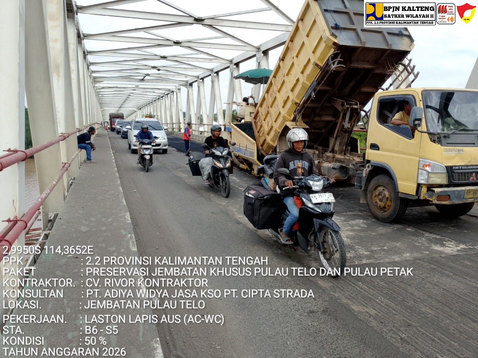 Jaga Konektivitas Trans Kalimantan, Kementerian PU Preservasi 2 Jembatan Panjang Sungai Kapuas di Kalteng 3 Jaga Konektivitas Trans Kalimantan, Kementerian PU Preservasi 2 Jembatan Panjang Sungai Kapuas di Kalteng