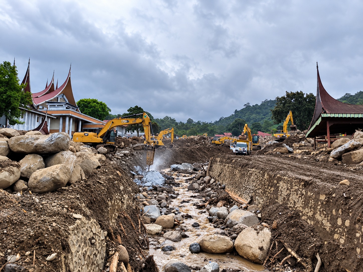 Mitigasi Galodo di Solok, Kementerian PU Pasang 3 Titik Early Warning System dan Siapkan 2 Sabo Dam Sungai Batang Baliang